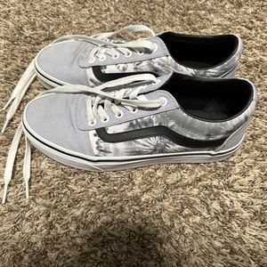 Black and White Tie Dye Vans